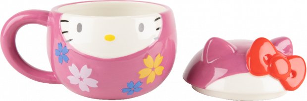 Taza 3d Konix Hello Kitty Daruma