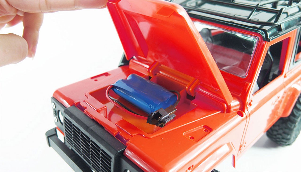 Amewi Rc Coche Todoterreno Batería Li-Ion 500mah Rojo 14+