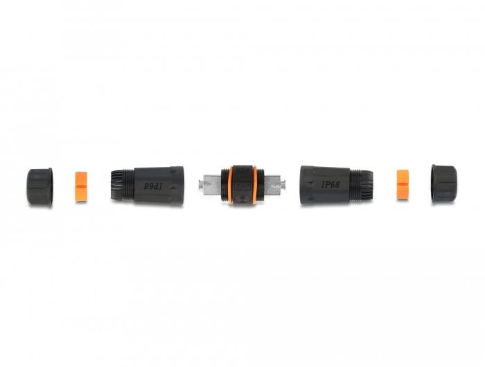 Delock Kabelverbinder Lsa A Lsa Cat.6a Ip68 Wasserfest Negro