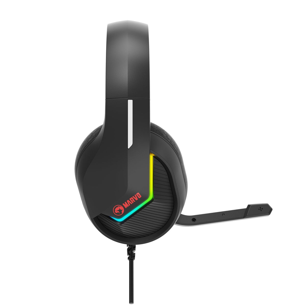 Auriculares Tactic 40 Rgb Micrófono Wired Negro