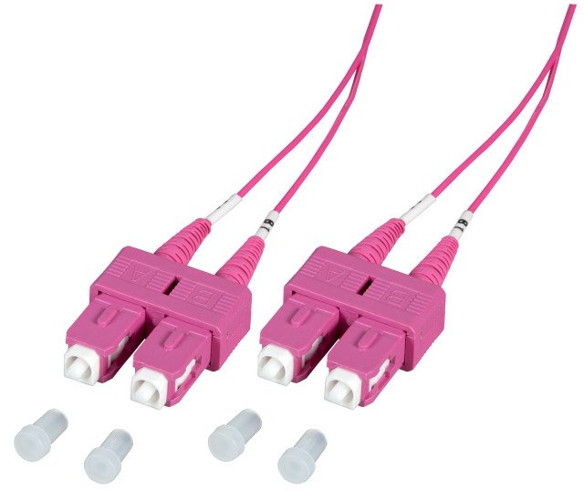 Efb Duplex Cable De Red Sc-Sc Om4 10m Lszh 1,2mm Erikaviolett