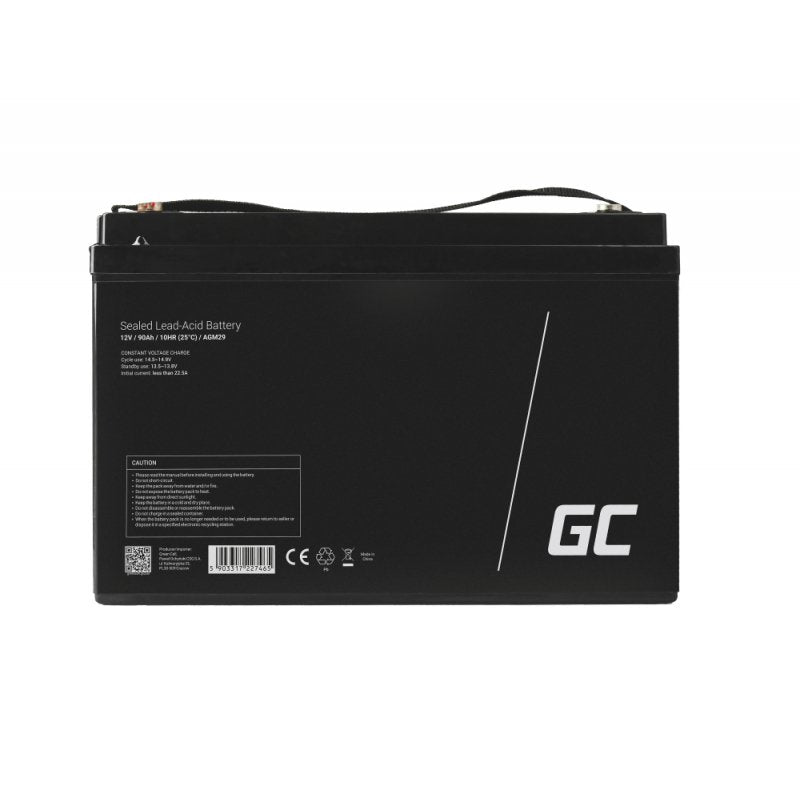 EAN 5903317227465 - Green Cell AGM29 batería para sistema ups Sealed Lead Acid (VRLA) 12 V 90 Ah imagen 2