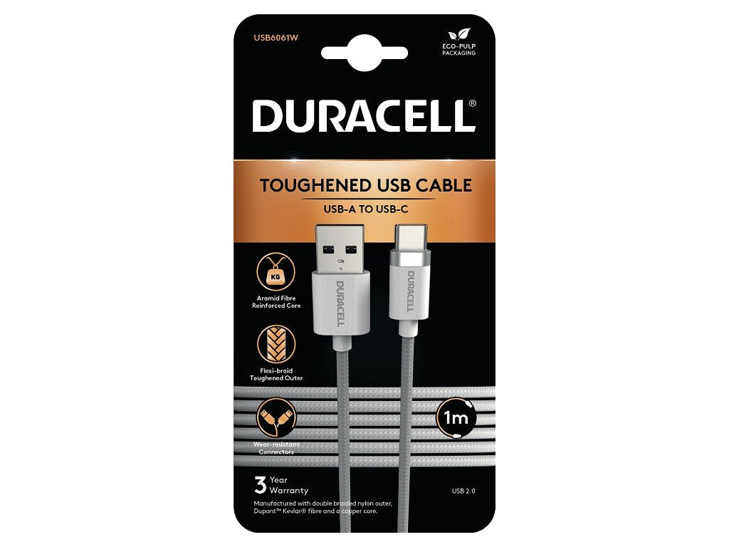 EAN 5056304310425 - Duracell USB6061W cable USB Blanco imagen 1