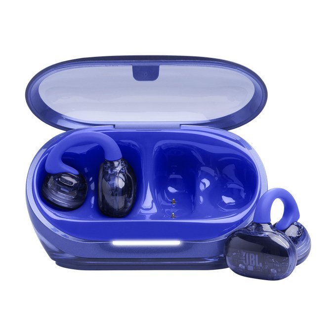 Jbl Soundgear Clips Tws Open-Ear-Kopfhörer, Ip54, Ghost Blue