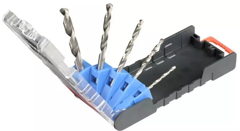 Juego De Brocas Einhell Powerbox, 15 Piezas, 3 Casetes (Ø 3 / 4 / 5 / 6 / 8 / 10mm, Metal, Madera, Piedra) 49109157