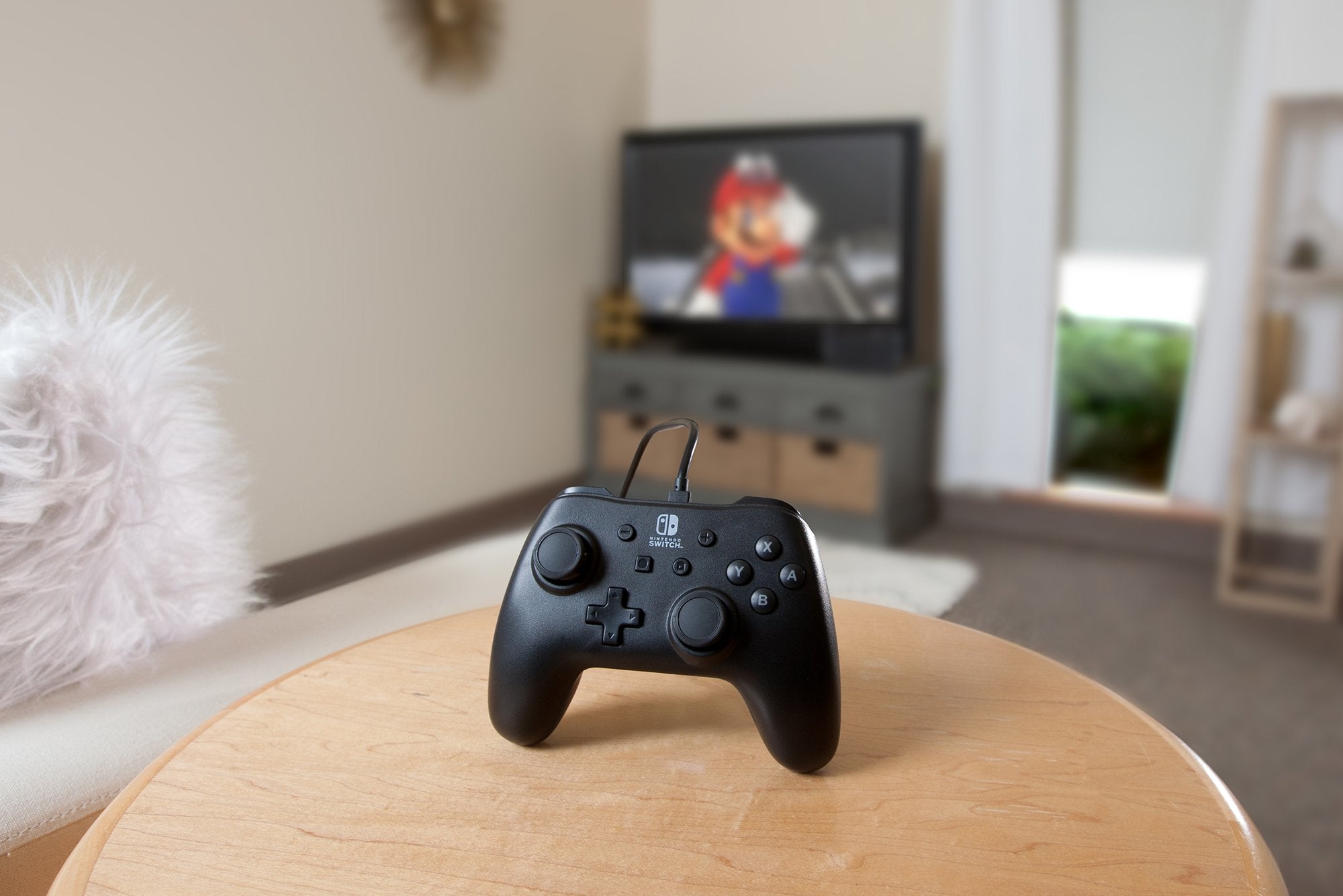 Mando Gaming Powera Para Nintendo Switch Negro Mate