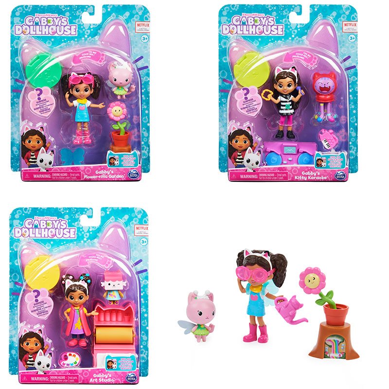 Figura De Juguete Spin Master Gabby'S Dollhouse Cat-Tivity Set  6060476