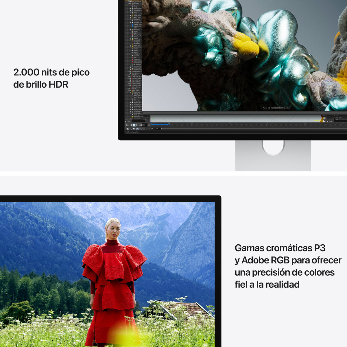 EAN 0195950527803 - Apple Studio Display XDR pantalla para PC 68,6 cm (27") 5120 x 2880 Pixeles 5K Ultra HD LED Plata imagen 4
