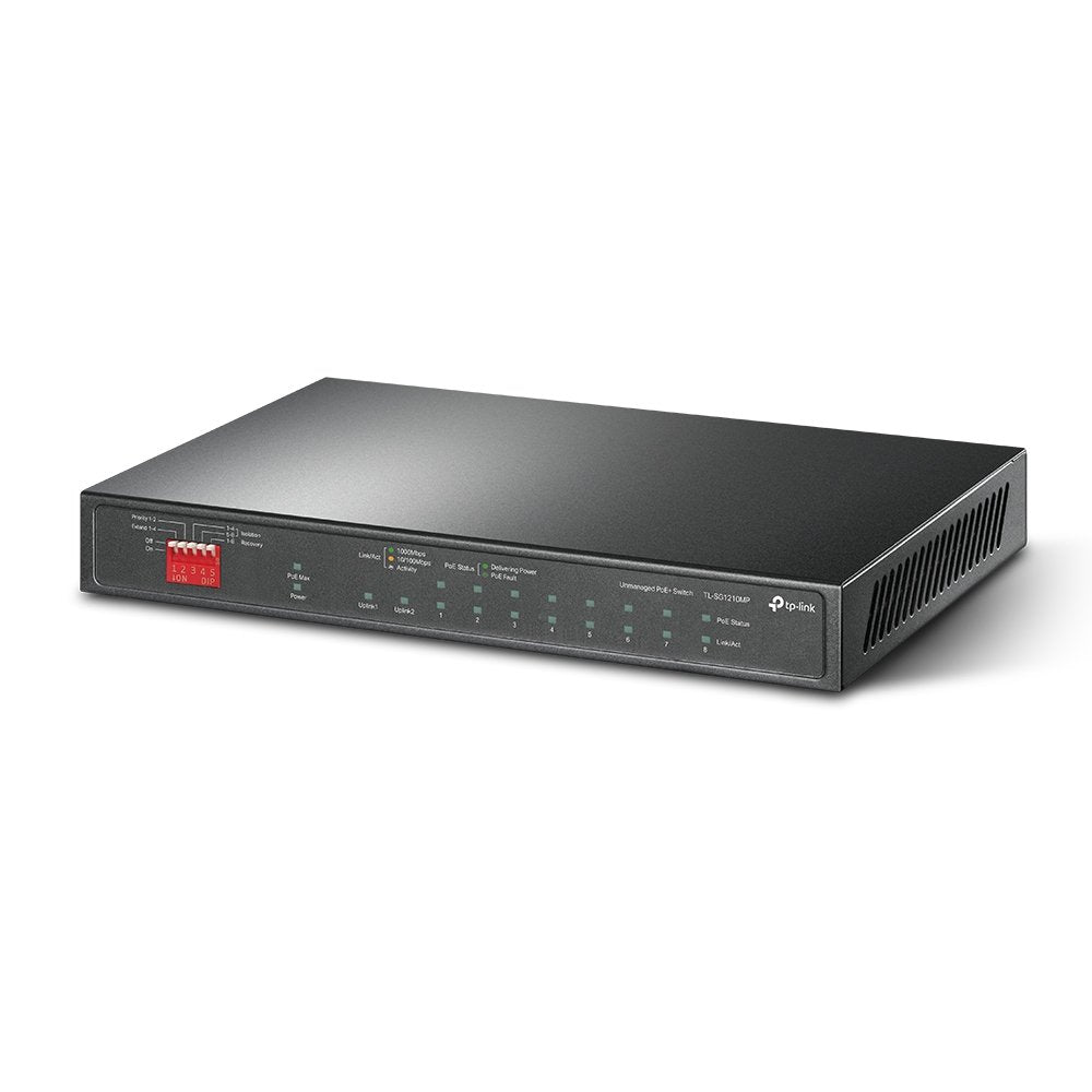 EAN 6935364052683 - TP-Link TL-SG1210MP switch No administrado Gigabit Ethernet (10/100/1000) Energía sobre Ethernet (PoE) Ne imagen 2