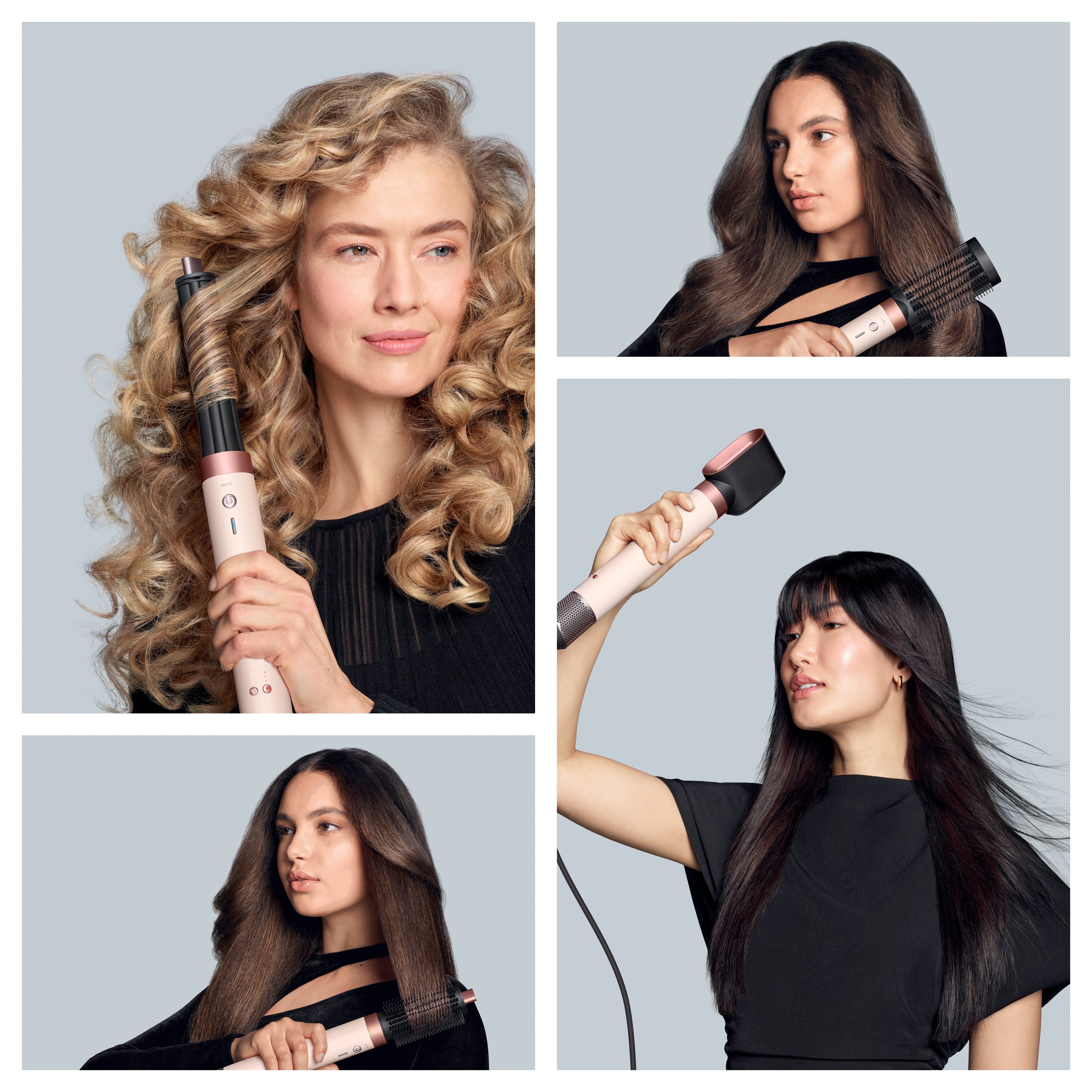 Dyson Airwrap Co-Anda2x Haarstyler Straight+Wavy Pink
