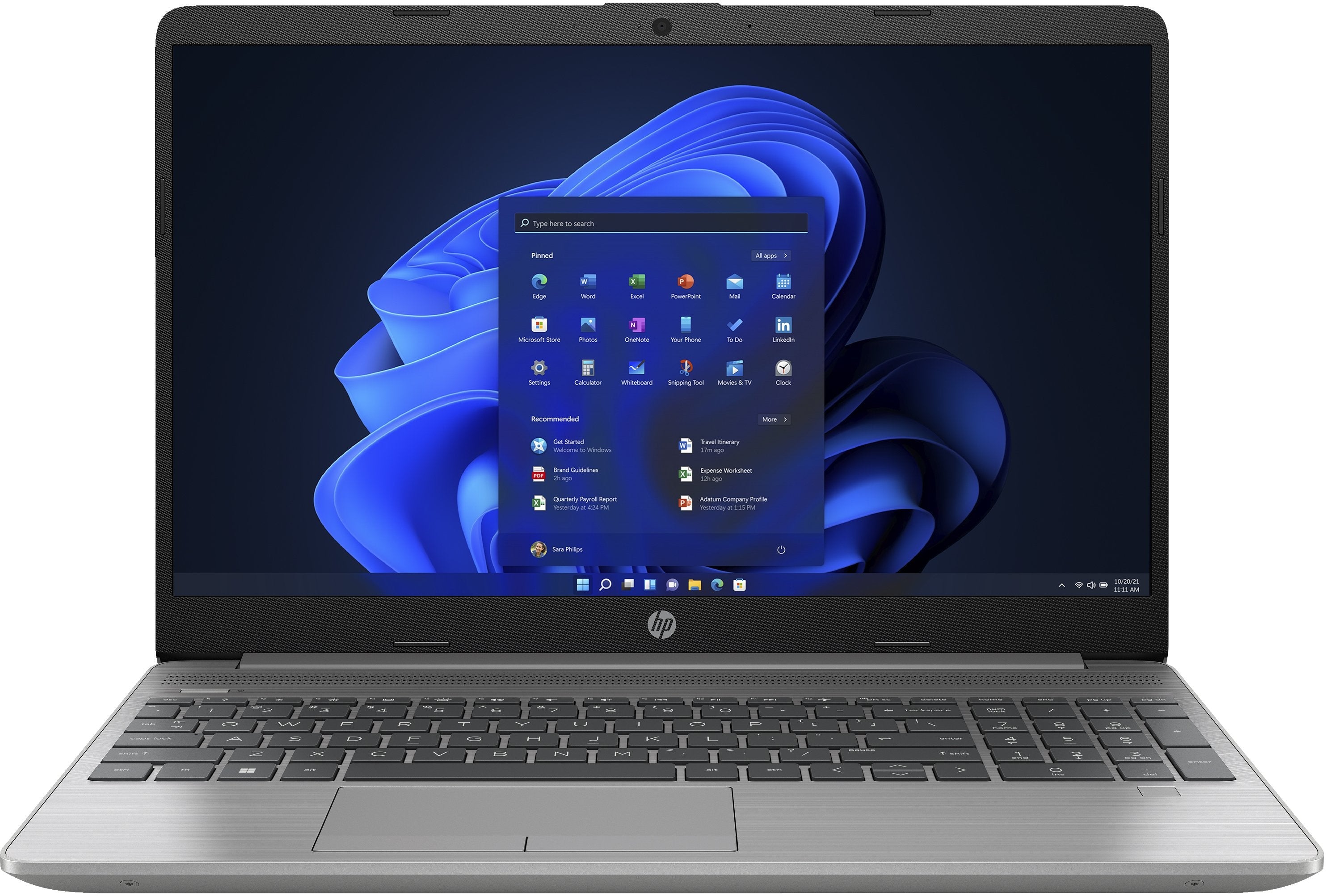 Portátil Hp 250 G8  I3-1115g4 8gb 256gb 15.6" Fhd Win11h