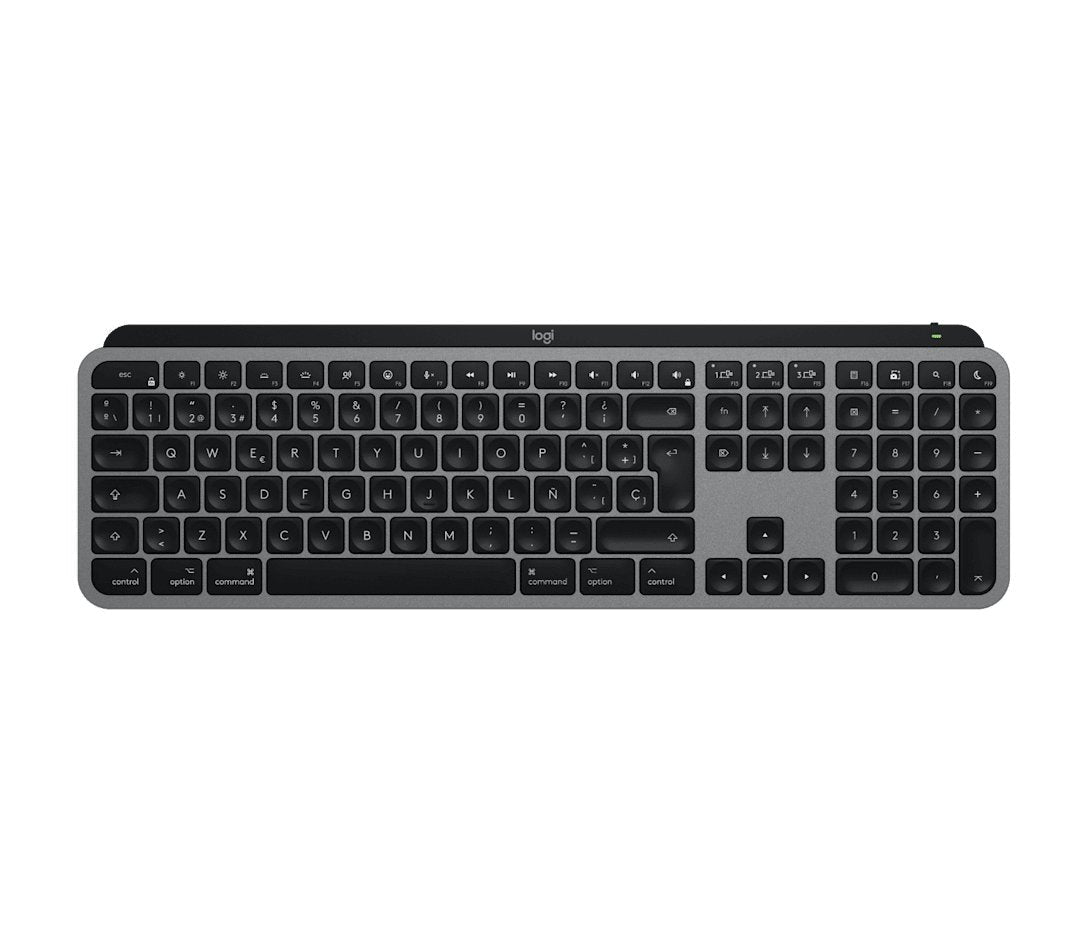 Teclado  Español Logitech Mx Keys S For Mac Hogar Bluetooth Qwerty Gris