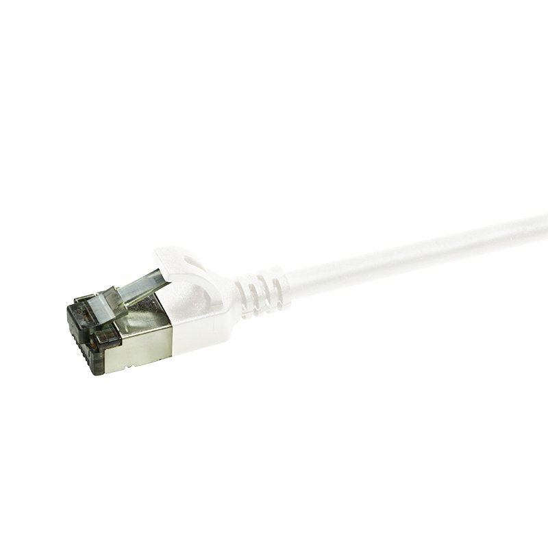 Logilink Patchkabel Cat6a Stp Tpe Slimline Weiss 2,0m