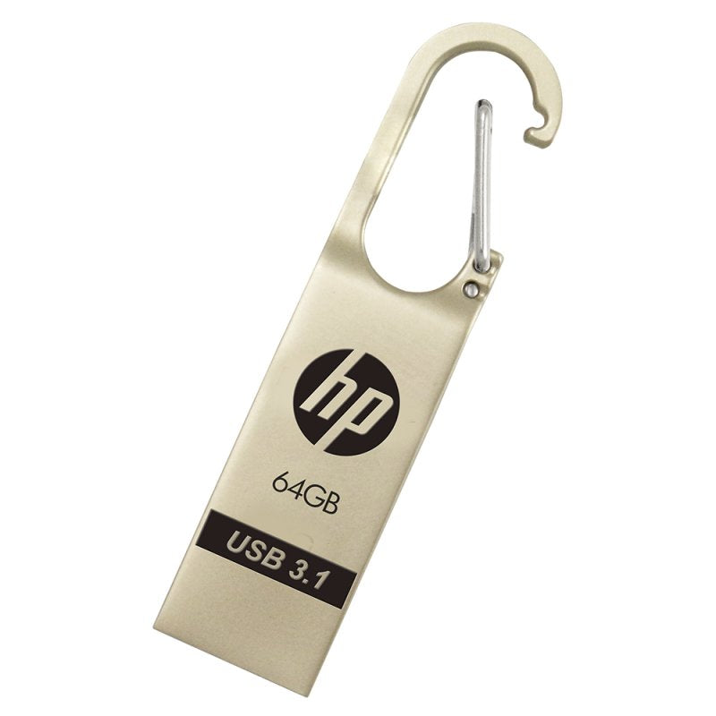 Hp X760w Memoria Usb 3.1 64gb - Diseã±O Metalico Con Clip - Color Oro Claro (Pendrive)