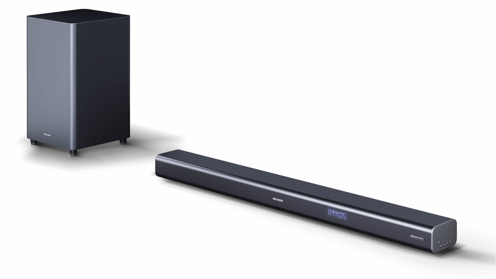 Barra De Sonido 3.1 Con Subwoofer Inalámbrico Ht-Sbw460 Negro Sharp Sharp Ht-Sbw460 Soundbar 3.1 Dolby Atmos&Nbsp 440 W - Hdmi Arc-Cec-Bt&Nbsp Con Subwoofer Inalámbrico Negro
