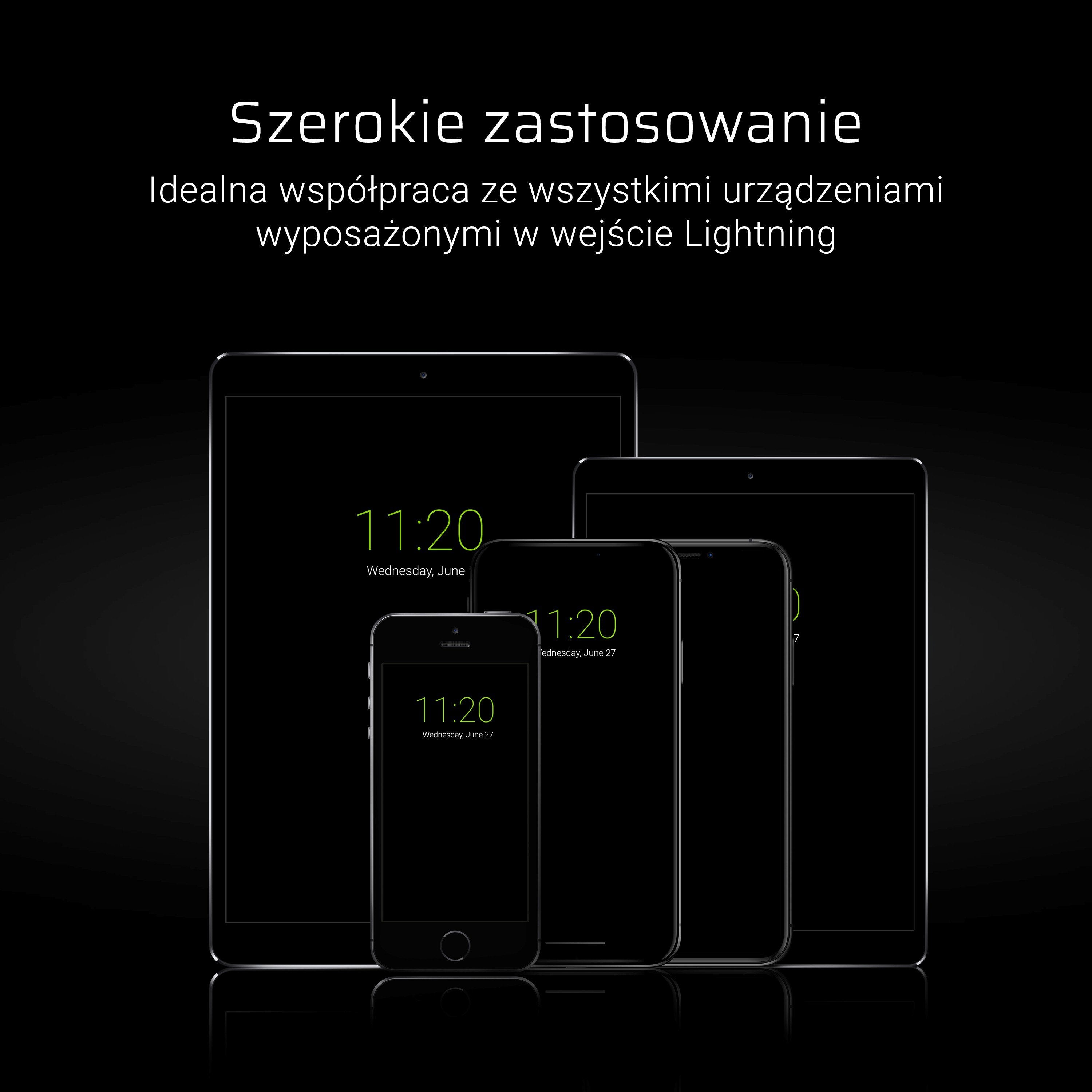Cable Datos Iphone 5/6/7 0.25m Greencell Kabgc02