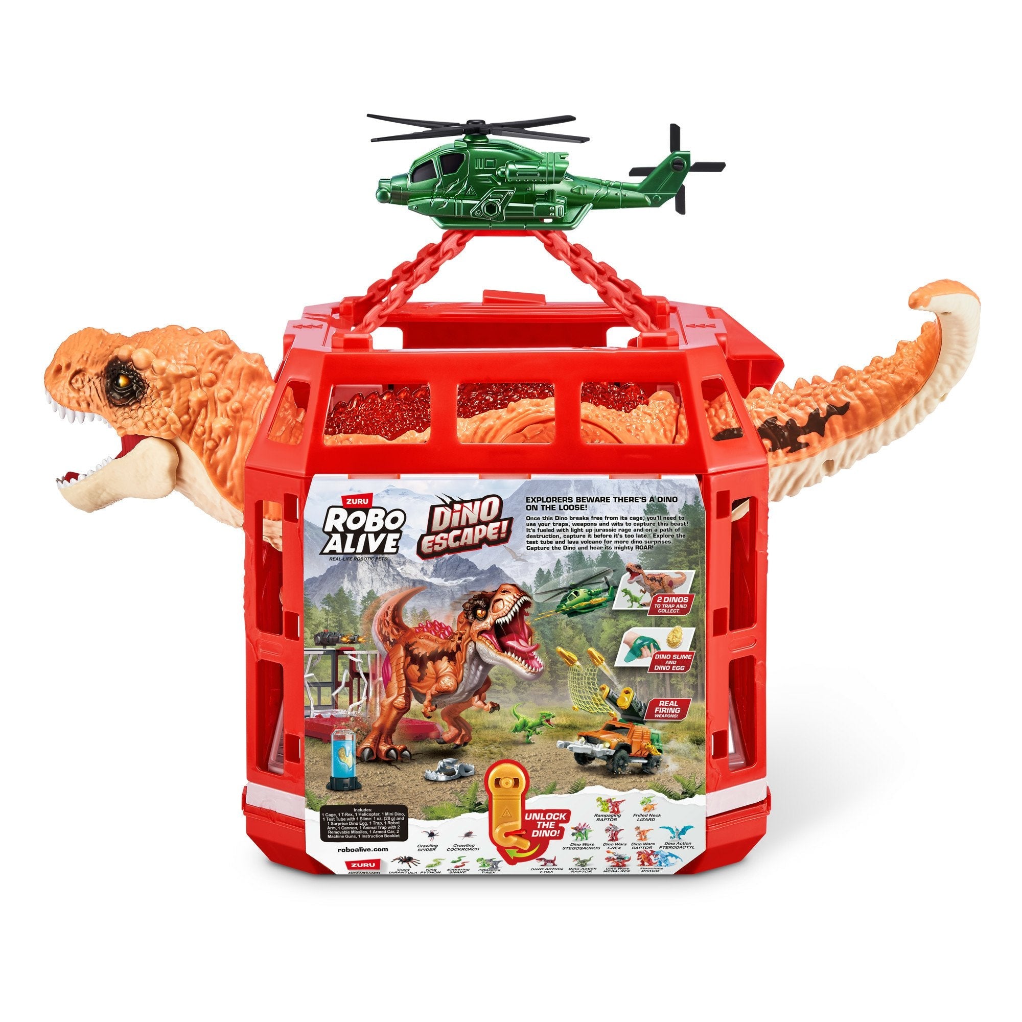 Figura Zuru Robo Alive - Playset Dino Escape  71127