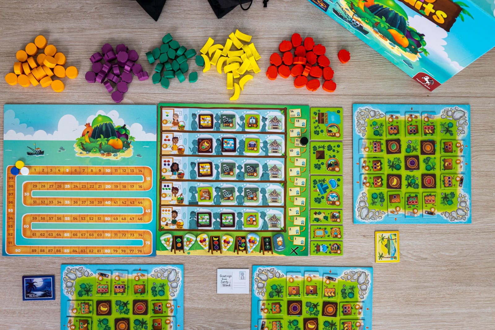 Pegasus Deep Print Games: Juicy Fruits, Juego De Mesa 57802g