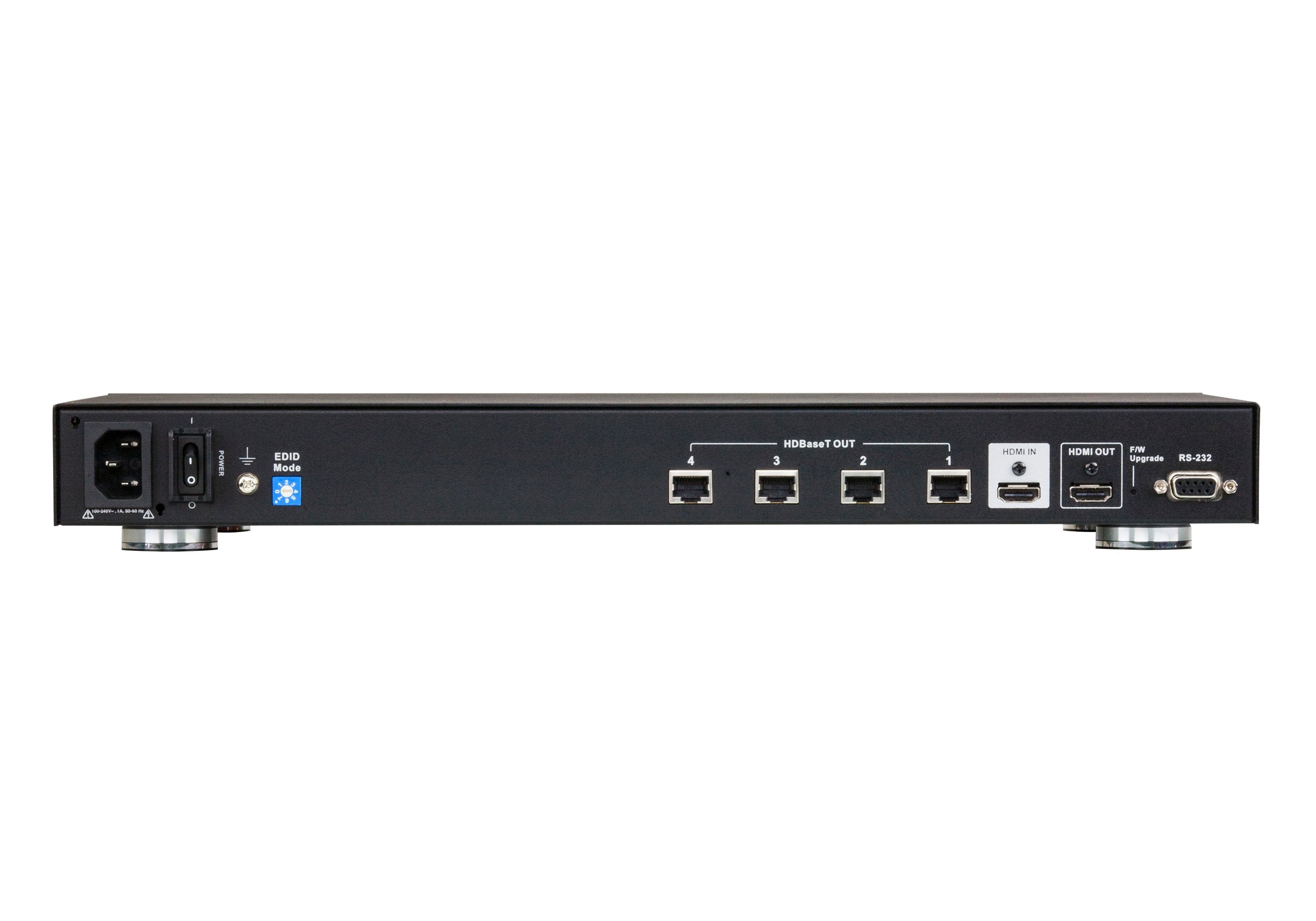 Aten Hdmi Splitter 4-Port Hdmi Cat5e/6 Splitter Over Single Aten Vs1814t, Hdmi, 1920 X 1080 (Hd 1080), Negro, 0 - 50 °C, -20 - 60 °C, 0 - 80%