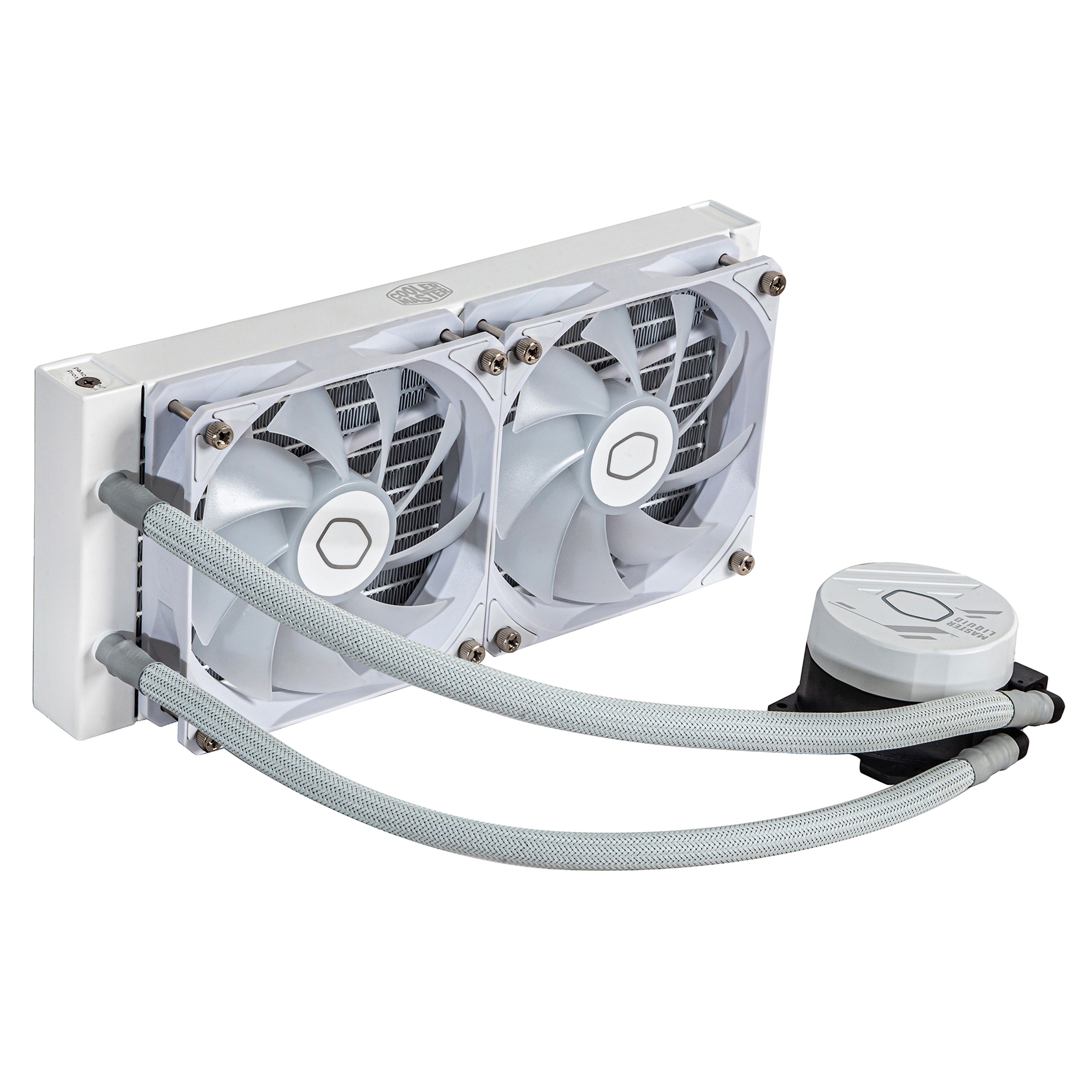 Cooler Master Masterliquid 240l Core Argb White Carcasa Del Ordenador, Procesador Kit De Refrigeración Líquida 12 Cm Blanco
