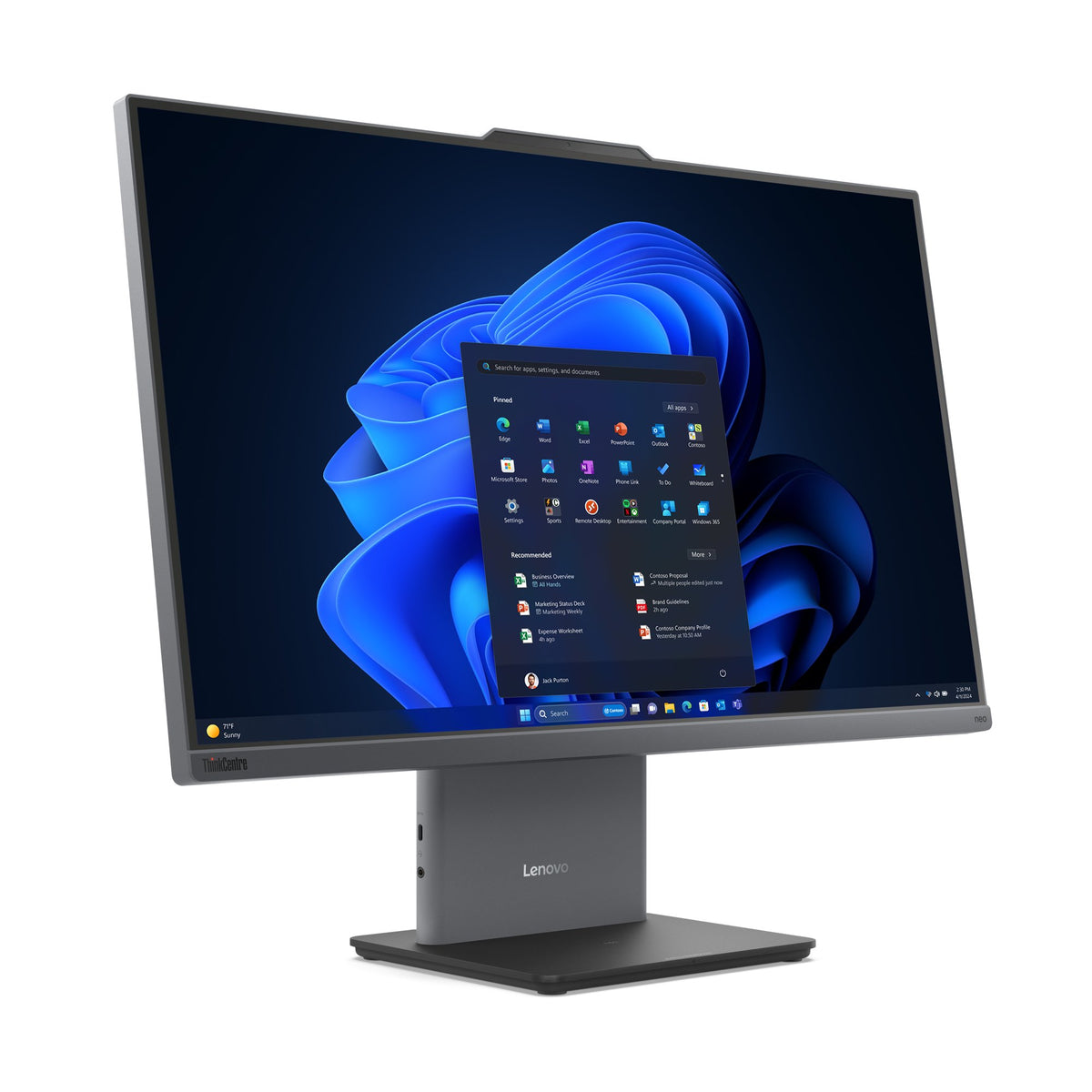 EAN 0199273371860 - Lenovo ThinkCentre neo 50a 27 Gen 5 Intel Core 5 210H 68,6 cm (27") 1920 x 1080 Pixeles Pantalla táctil P imagen 9