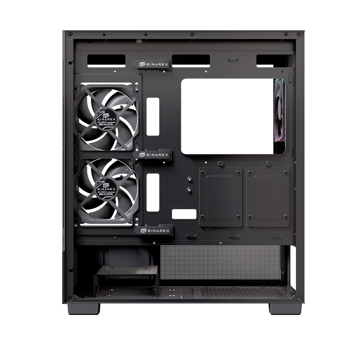 EAN 6977277360066 - Einarex EXCS-PR-51DR-B carcasa de ordenador Midi Tower Negro imagen 5