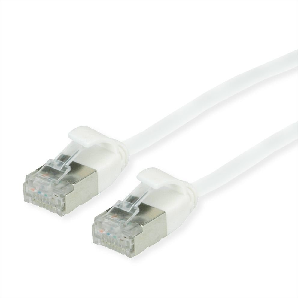 Roline Verde U Ftp Cable De Red Cat.6a (Class Ea), Lsoh, Slim, Wei, 0,15 M