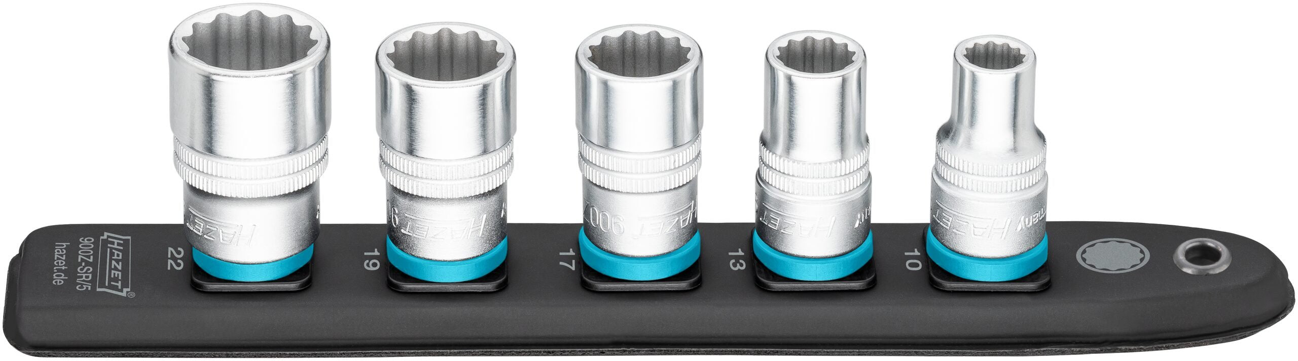 Hazet Smartrail 1/2" Juego De Llaves Doppelsechskant, 5-Piezas 900z-Sr/5