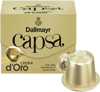 Dallmayr Capsa Crema D'Oro Kaffeekapseln - 10 Portionen