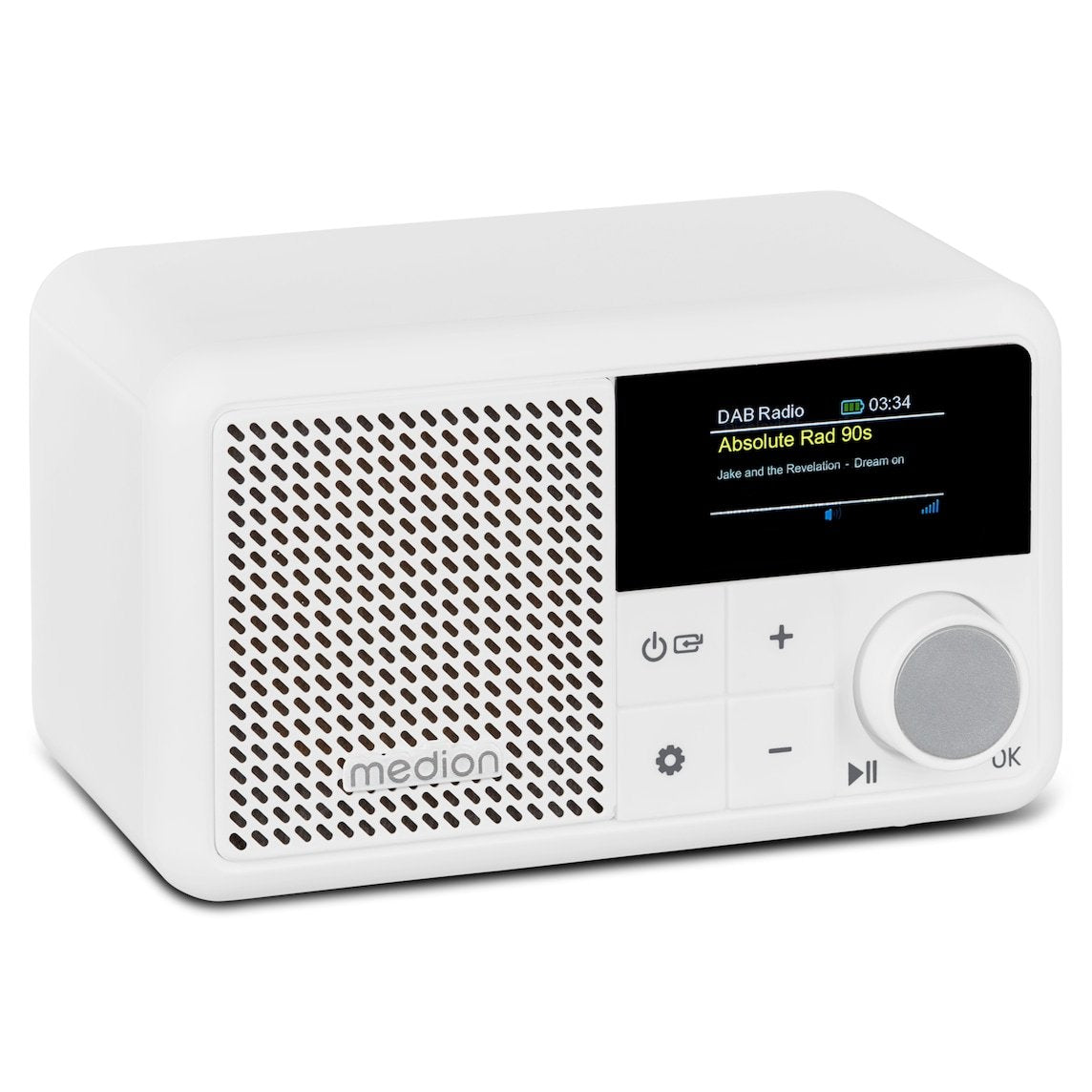 Medion Life® S66822 Tragbares Dab+ Radio Weiss