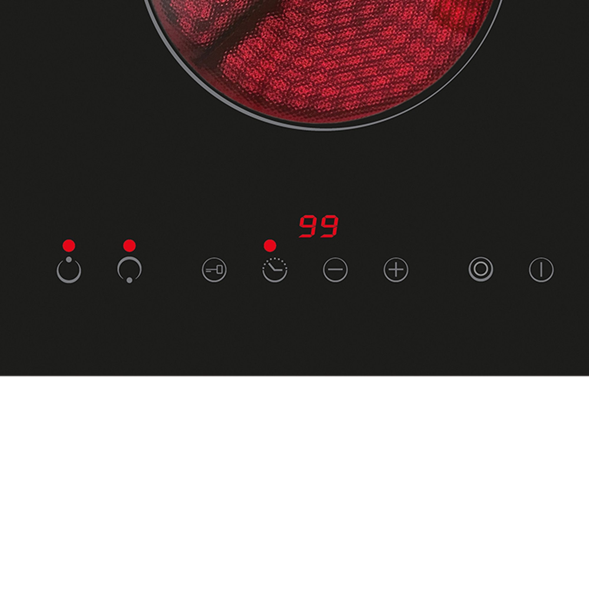 EAN 8422248109444 - CATA TD 3002 BK Negro Integrado 29 cm Cerámico 2 zona(s) imagen 5