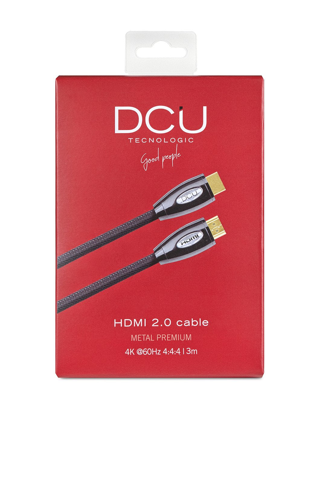Dcu Cable Conexión Hdmi 2.0 A Hdmi 2.0 Macho-Macho Metal Premmium 3 Metros