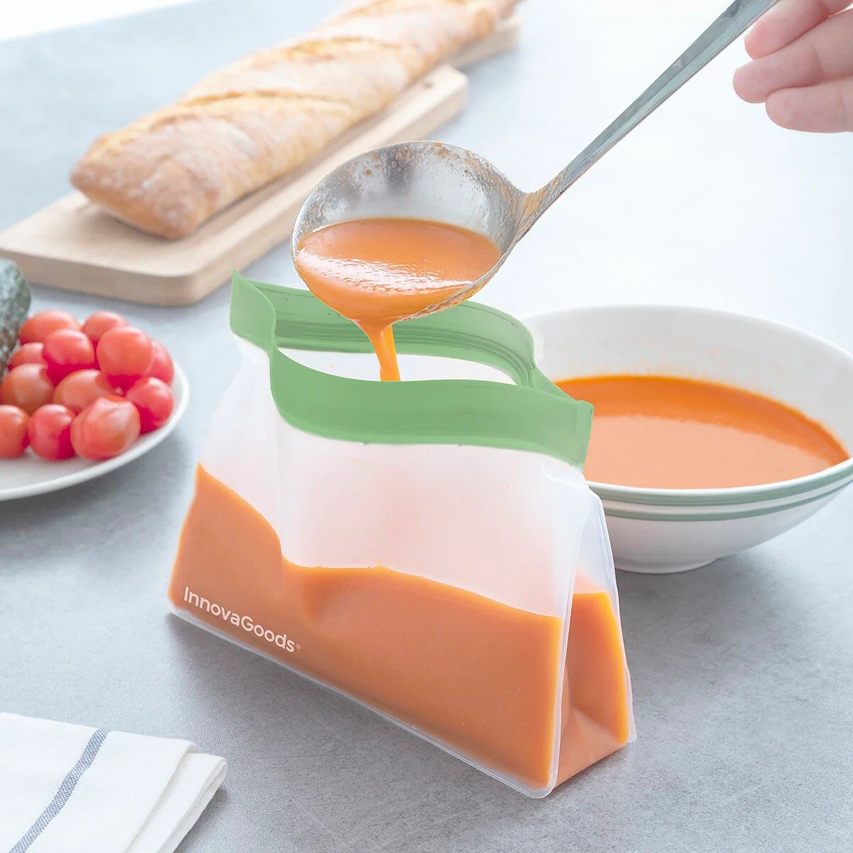 Set De Bolsas Reutilizables Herméticas Zags 6 Piezas V0103189 Innovagoods