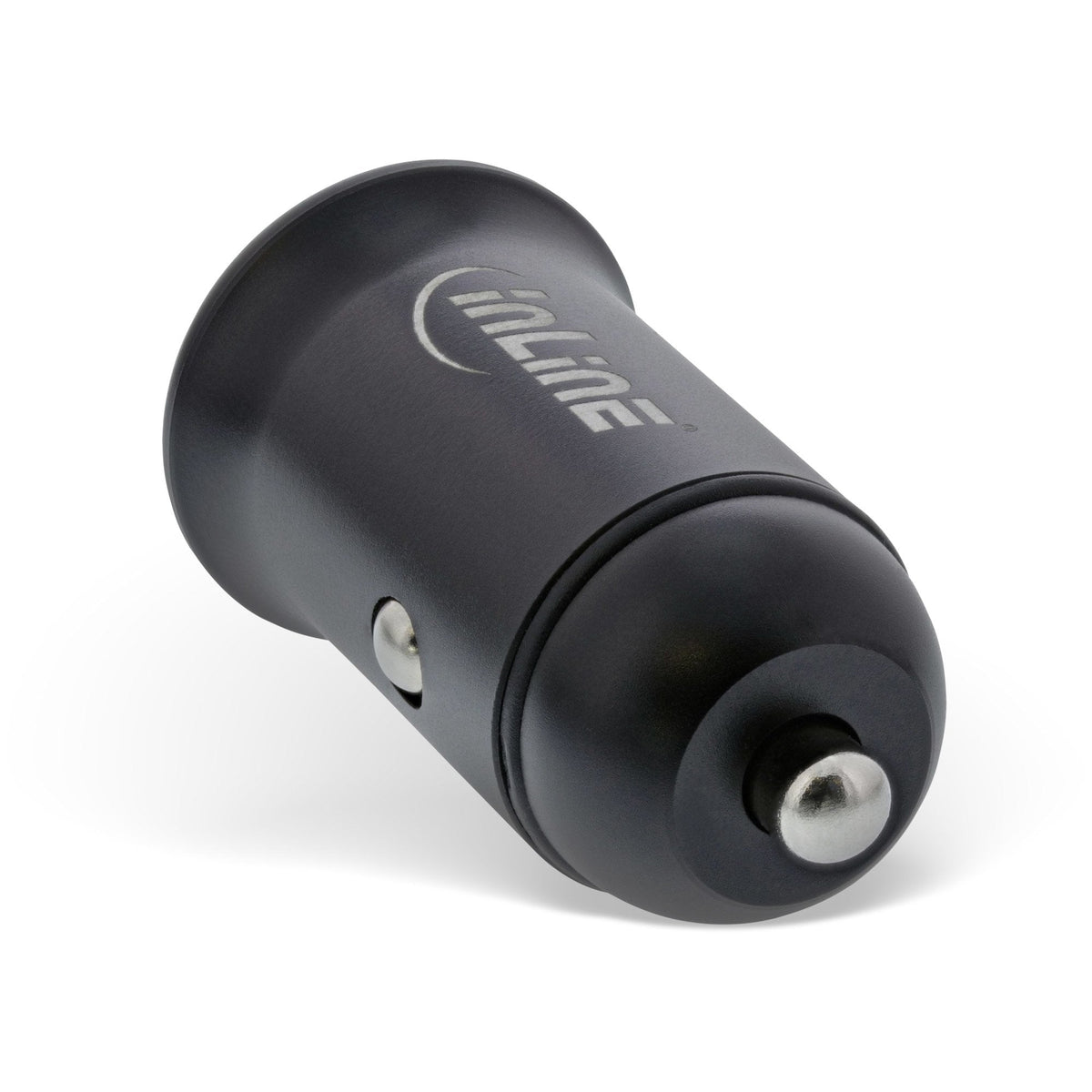 Cargador De Coche Usb Inline, Usb-A + Usb Tipo C, Negro