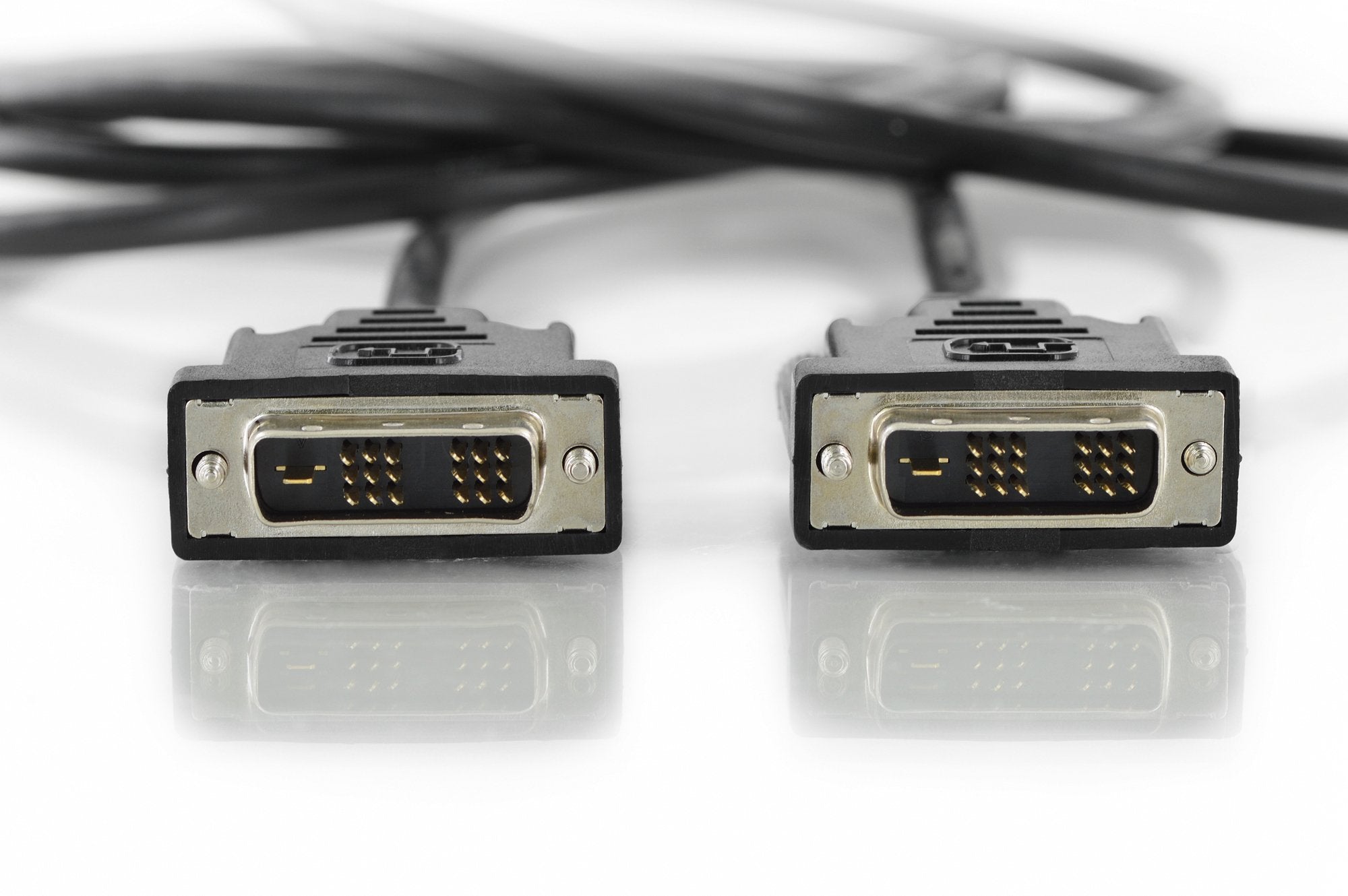 Digitus 2m, 2xdvi-D Cable Dvi Dvi-D Negro