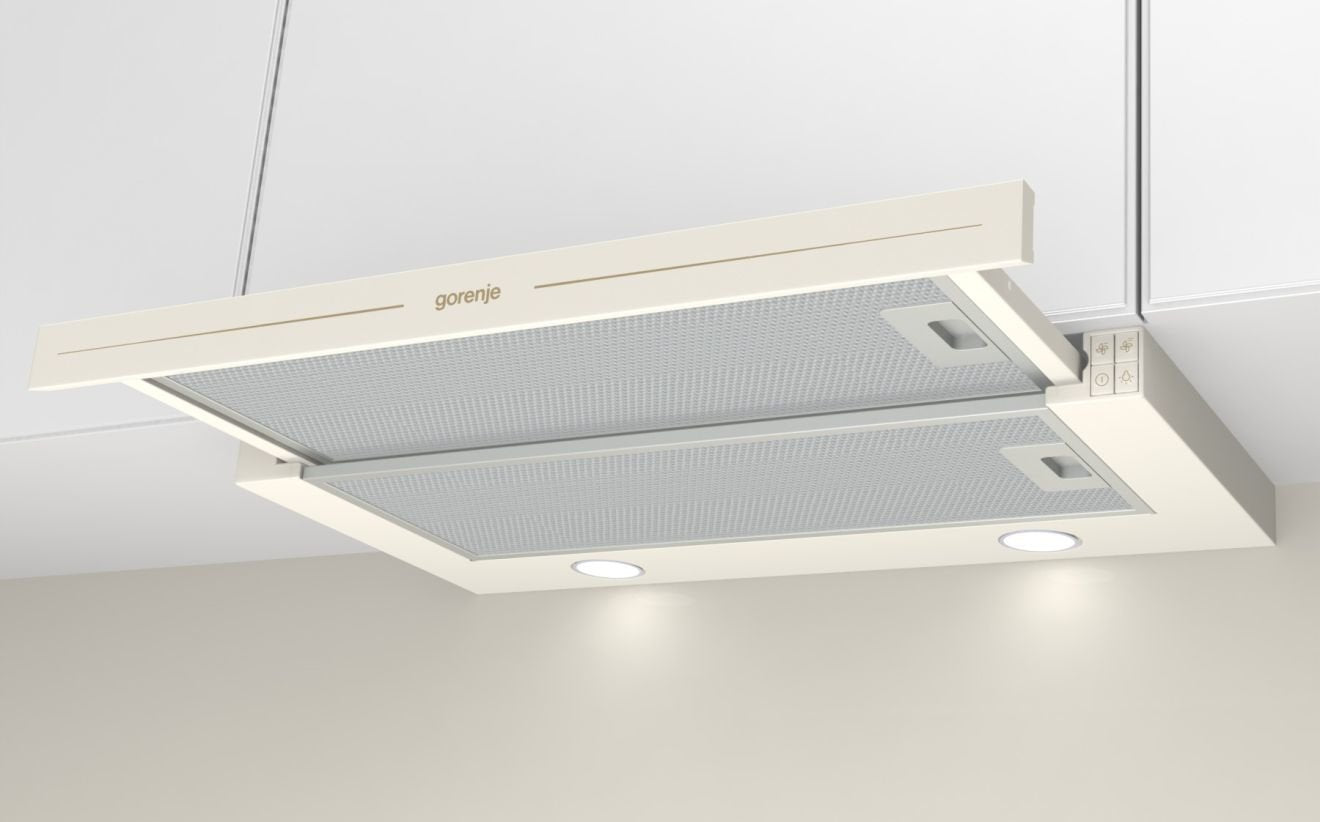 EAN 3838782146183 - Gorenje BHP62CLI campana Semintegrada (extraíble) Marfil 435 m³/h imagen 4