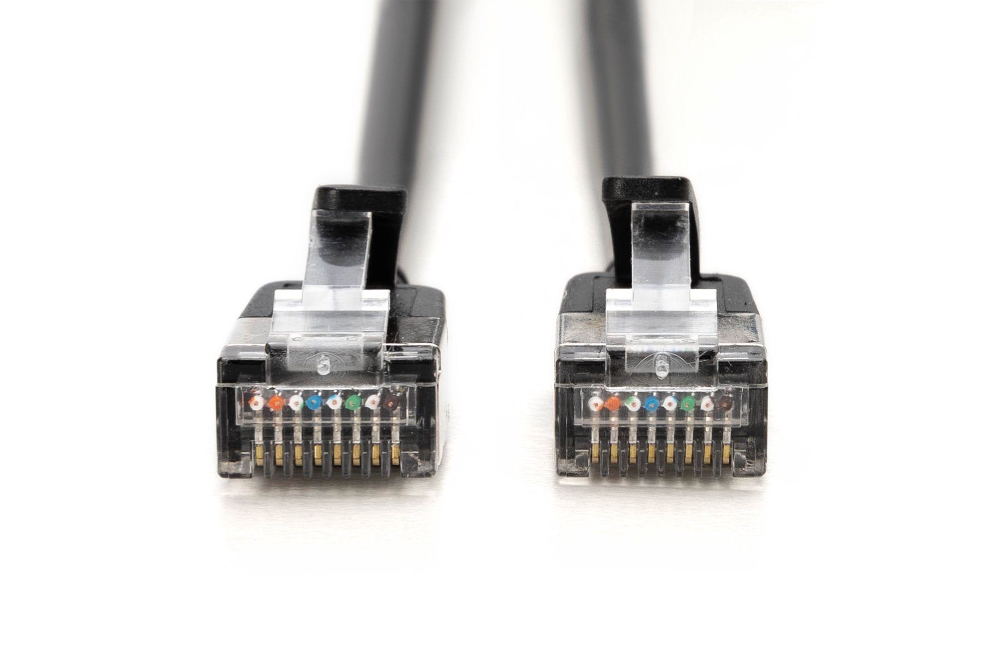 Cable Digitus De Red Cat 6a F Ftp Slim 0,50m Negro