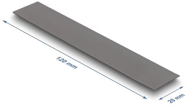 Delock Wärmeleitpad 120 X 20 X 0,5 Mm Para M.2 Module 3,0 W/Mk