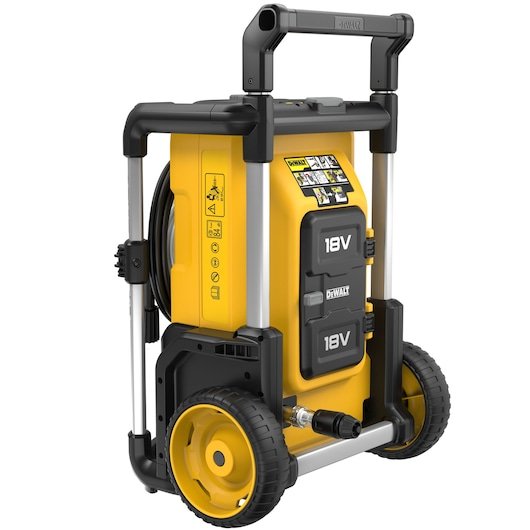Hidrolimpiadora De Alta Presión Inalámbrica Dewalt Dcmpw1600n-Xj Negra/Amarilla, Versión Básica, 2x 18v, Sin Batería Ni Cargador Dcmpw1600n-Xj
