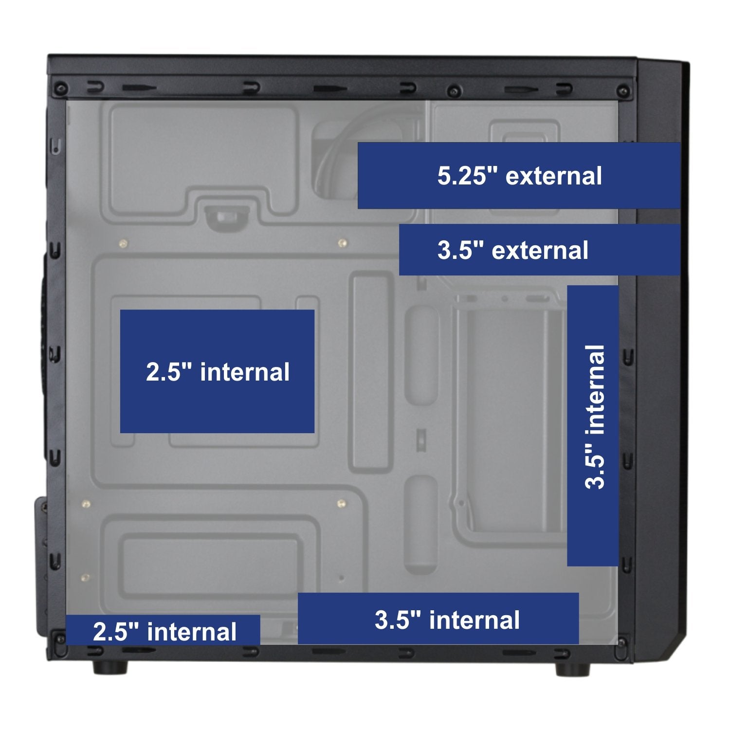 EAN 5901720134431 - Akyga AK17BK carcasa de ordenador Micro Torre Negro imagen 4