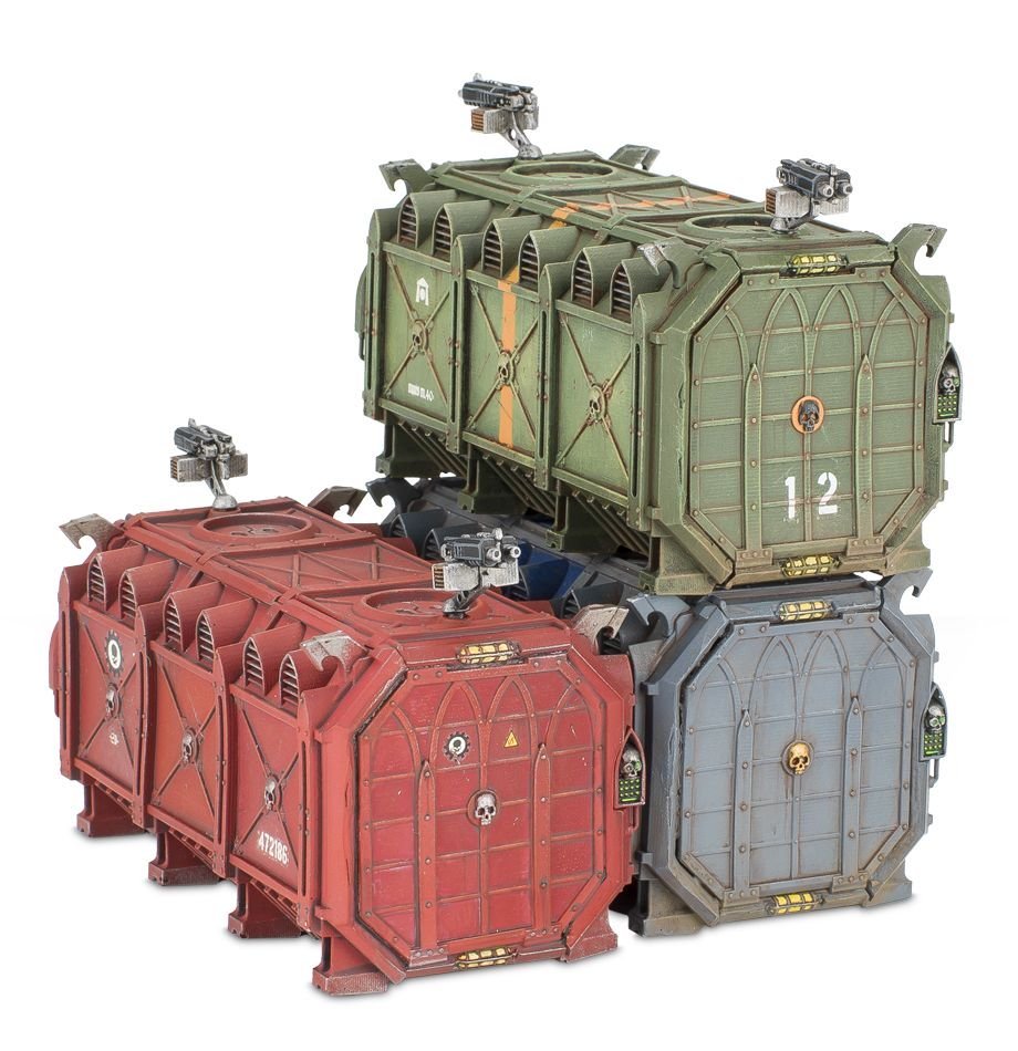 Warhammer 40k - Kampfzone Manufactorum: Gepanzerte Munitorum-Container