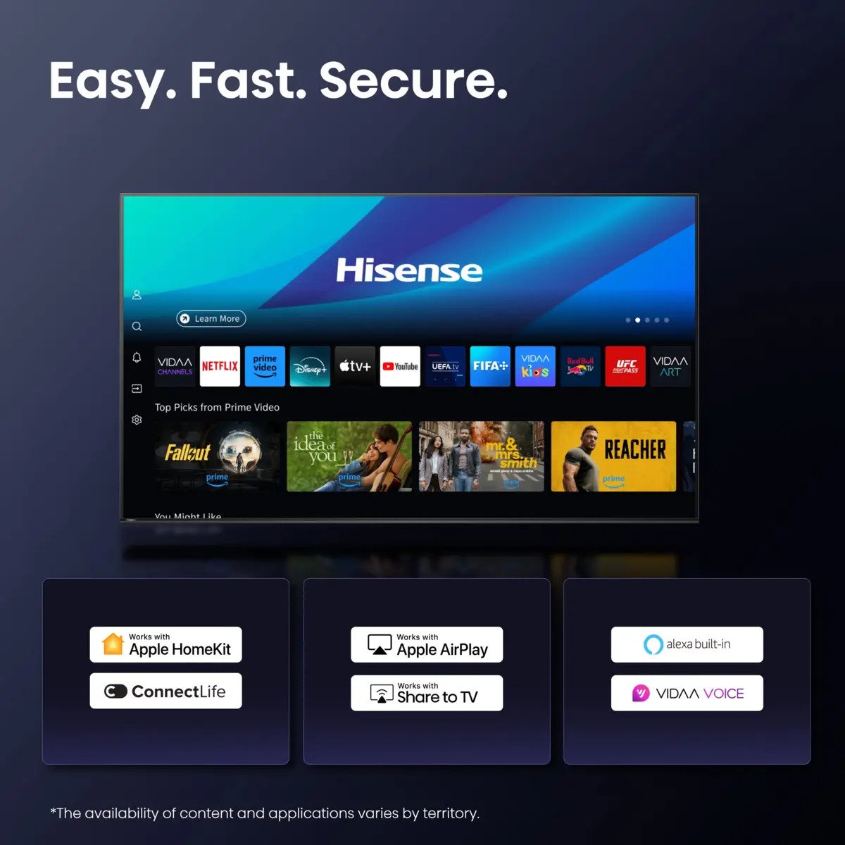 EAN 6942351420899 - Hisense 50U7Q 127 cm (50") 4K Ultra HD Smart TV Wifi Negro 450 cd / m² imagen 9