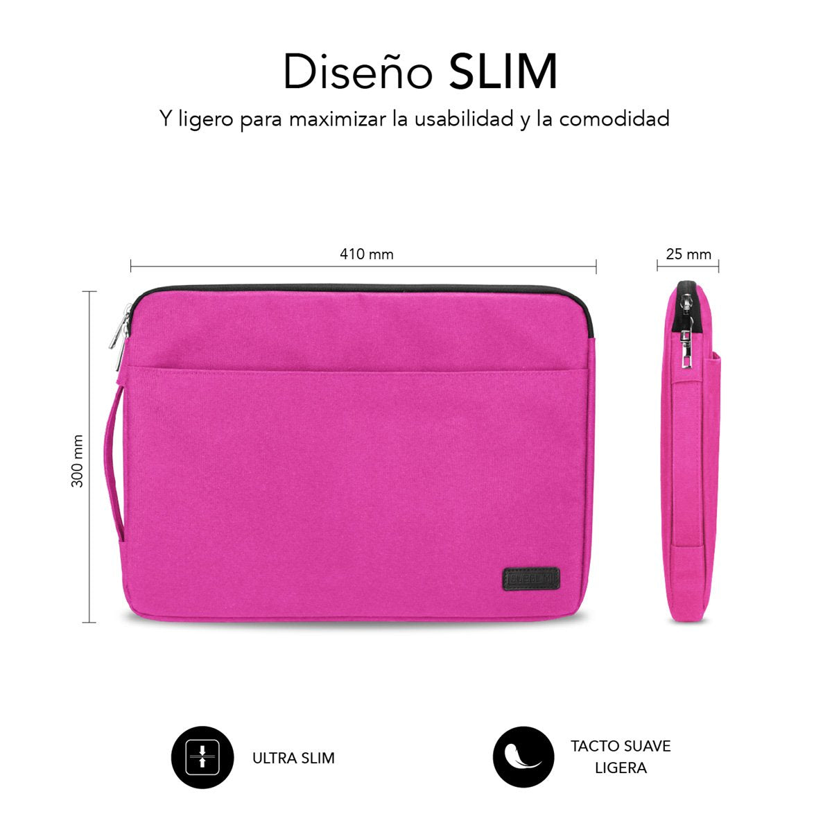 Funda Subblim Urban Laptop Sleeve 15,6" Rosa