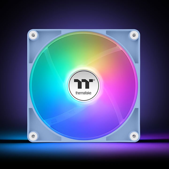 Ventilador Inverso Caja Thermaltake Ct120 Argb 2xvent Azul Hydrangea