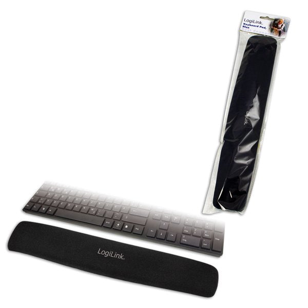 Logilink Muñecas De Gel Para Teclado Negro Id0044