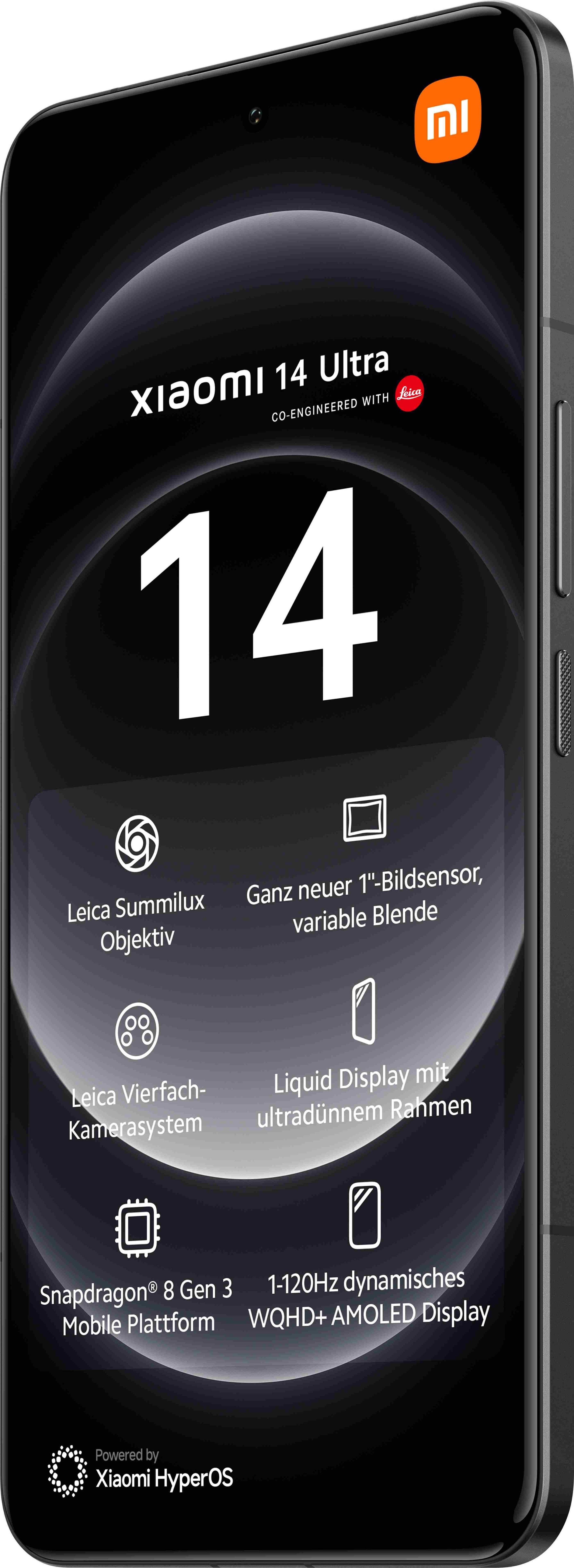 Smartphone Xiaomi 14 Ultra 16gb 512gb 6.73' 5g Negro