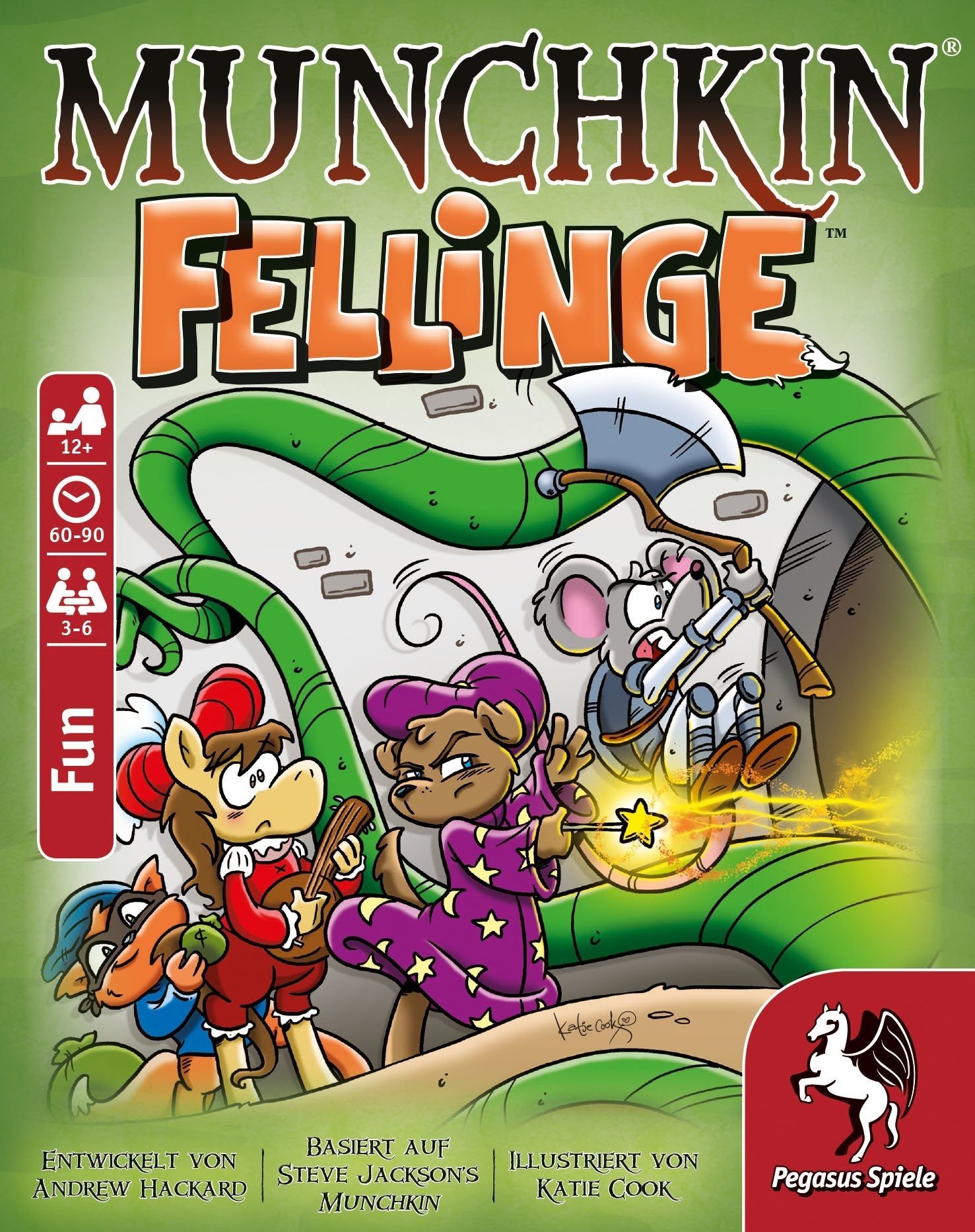 Pegasus Munchkin Fellinge, Juego De Cartas 17025g