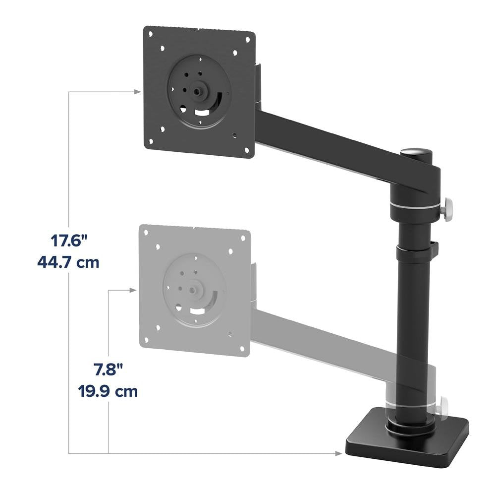 Soporte De Monitor Ergotron 45-669-224,  Negro (Mate)