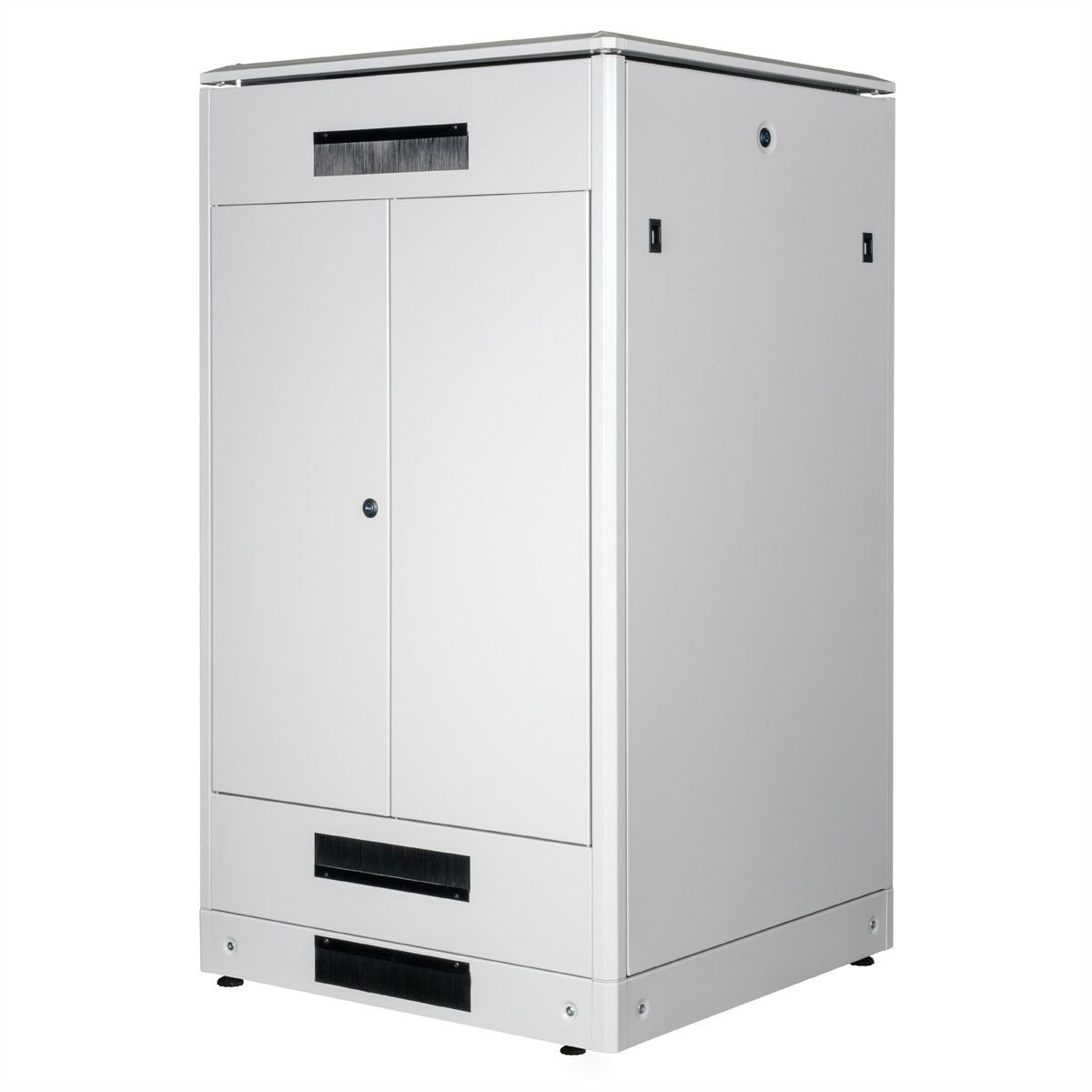 Roline 19-Zoll Netzwerkschrank Pro 26 He, 800x800 Bxt Glastr Grau
