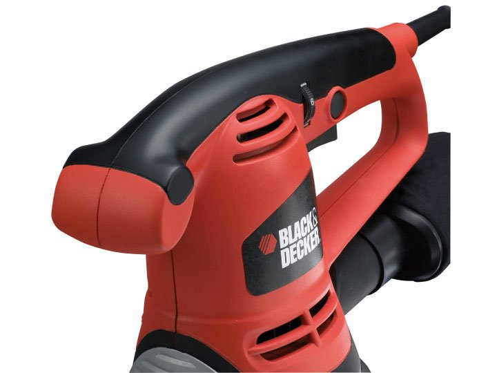 Lijadora Black+Decker Ka191ek Portátil 480 W, Lijadora Orbital Naranja/Negro, 5 Mm, 2,5 Mm, Corriente Alterna, 480 W, 12,5 Cm, 230 W